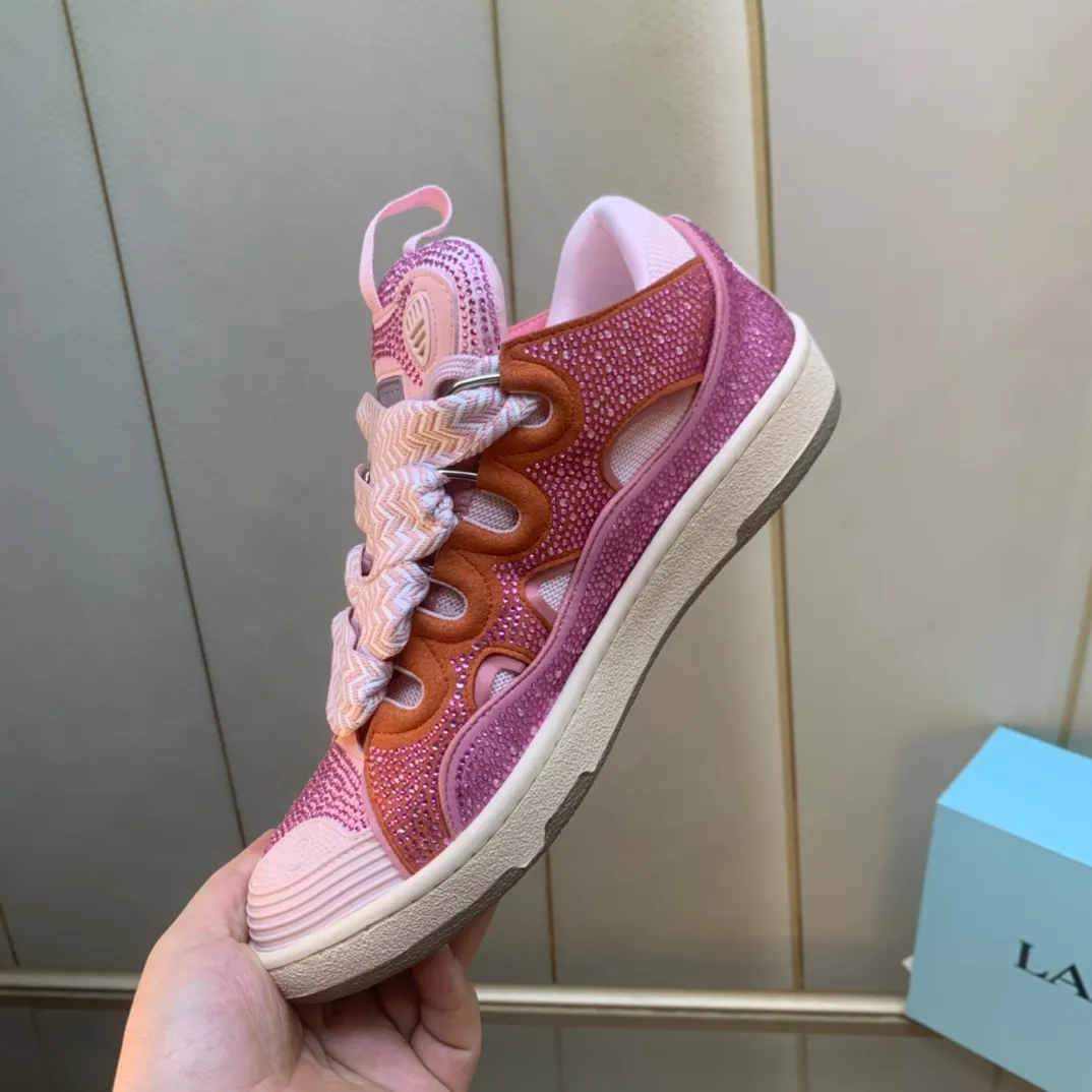 💰620. Lanvin LANVIN. 22 colors: nubuck fabric, breathable mesh, cowhide feet! Same style for men and women: sizes 35-46! High and low versions!